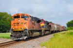 BNSF 8410 KCSM 4132